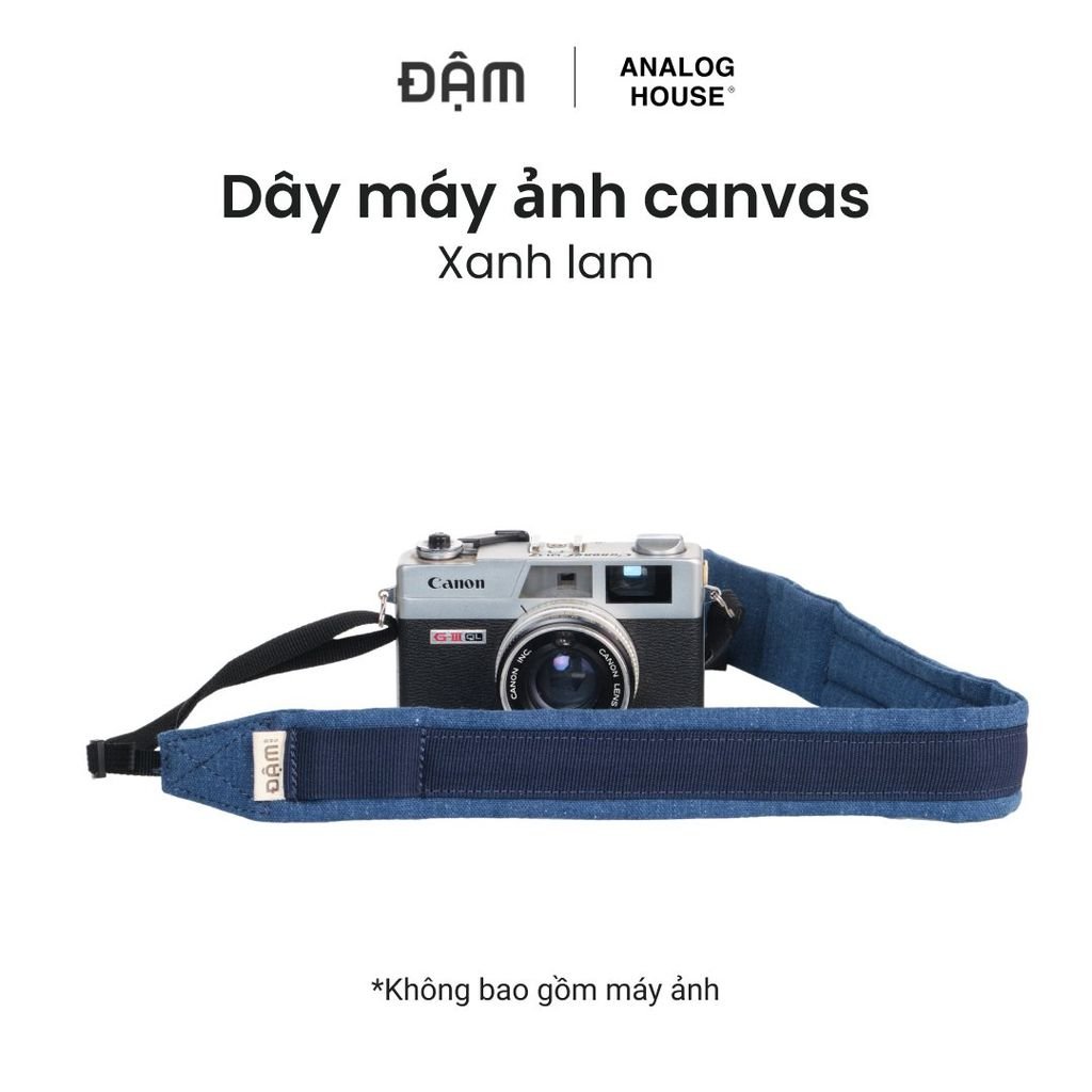 Dây đeo máy ảnh Canvas Đậm BNS Quai Camera