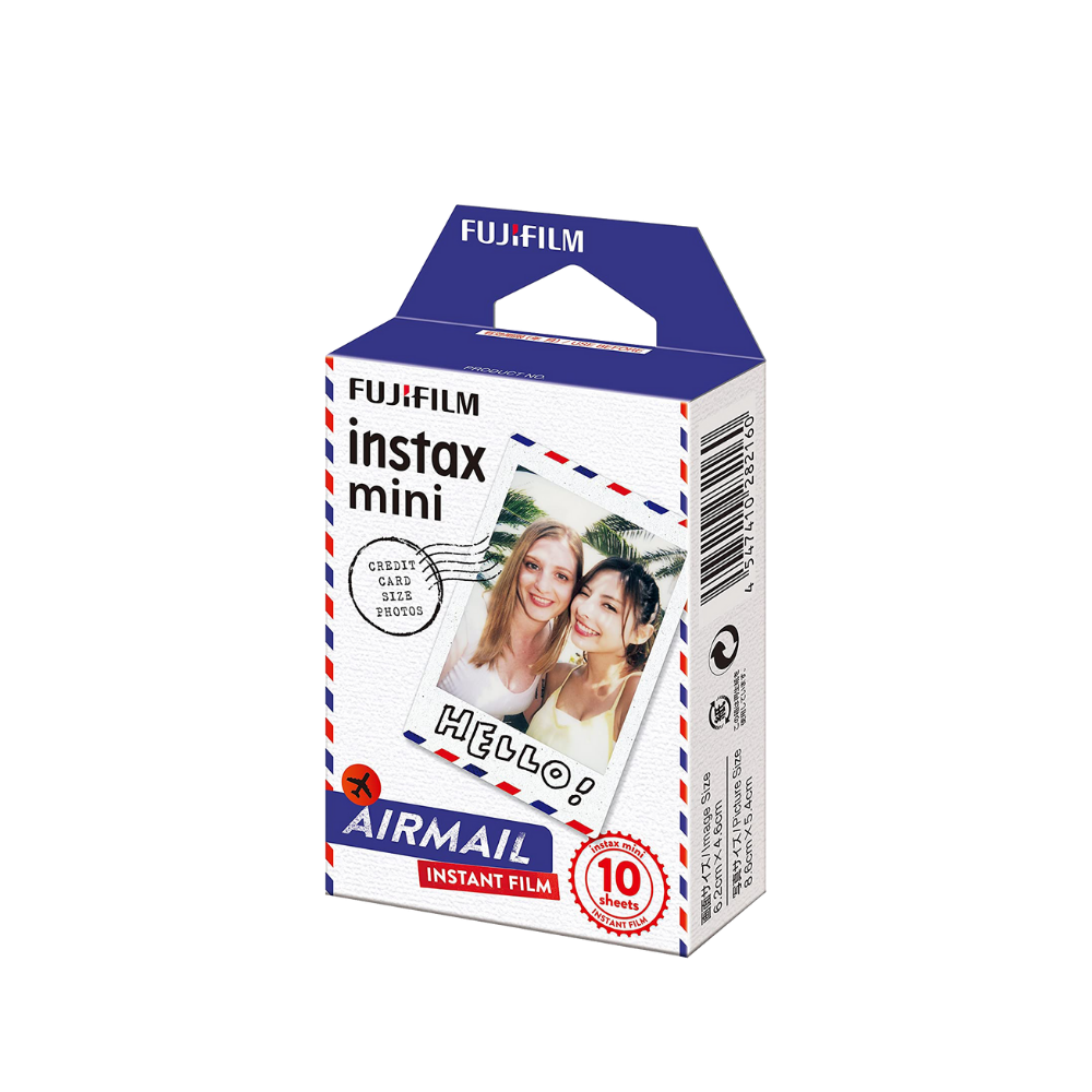 Fujifilm Instax Mini Airmail (10 films) - Phim cho máy ảnh chụp lấy liền (Chính hãng) (Ngừng kinh doanh)