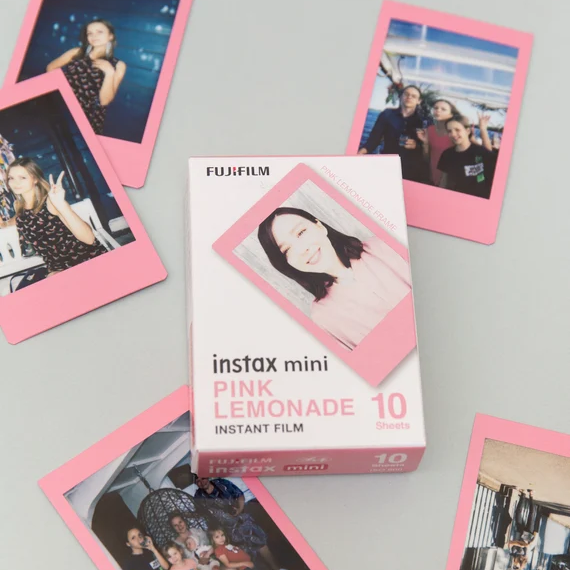 Fujifilm Instax Mini Pink Lemonade (10 films) - Phim cho máy ảnh chụp lấy liền (Chính hãng)