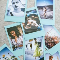 Fujifilm Instax Mini viền Sky Blue - Phim cho máy ảnh chụp lấy liền (Chính hãng)