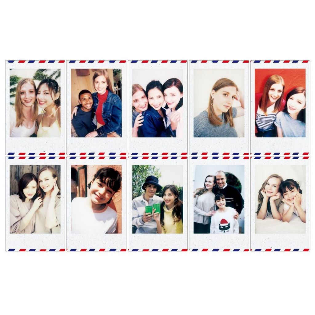 Fujifilm Instax Mini Airmail (10 films) - Phim cho máy ảnh chụp lấy liền (Chính hãng) (Ngừng kinh doanh)