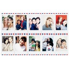 Fujifilm Instax Mini Airmail (10 films) - Phim cho máy ảnh chụp lấy liền (Chính hãng)