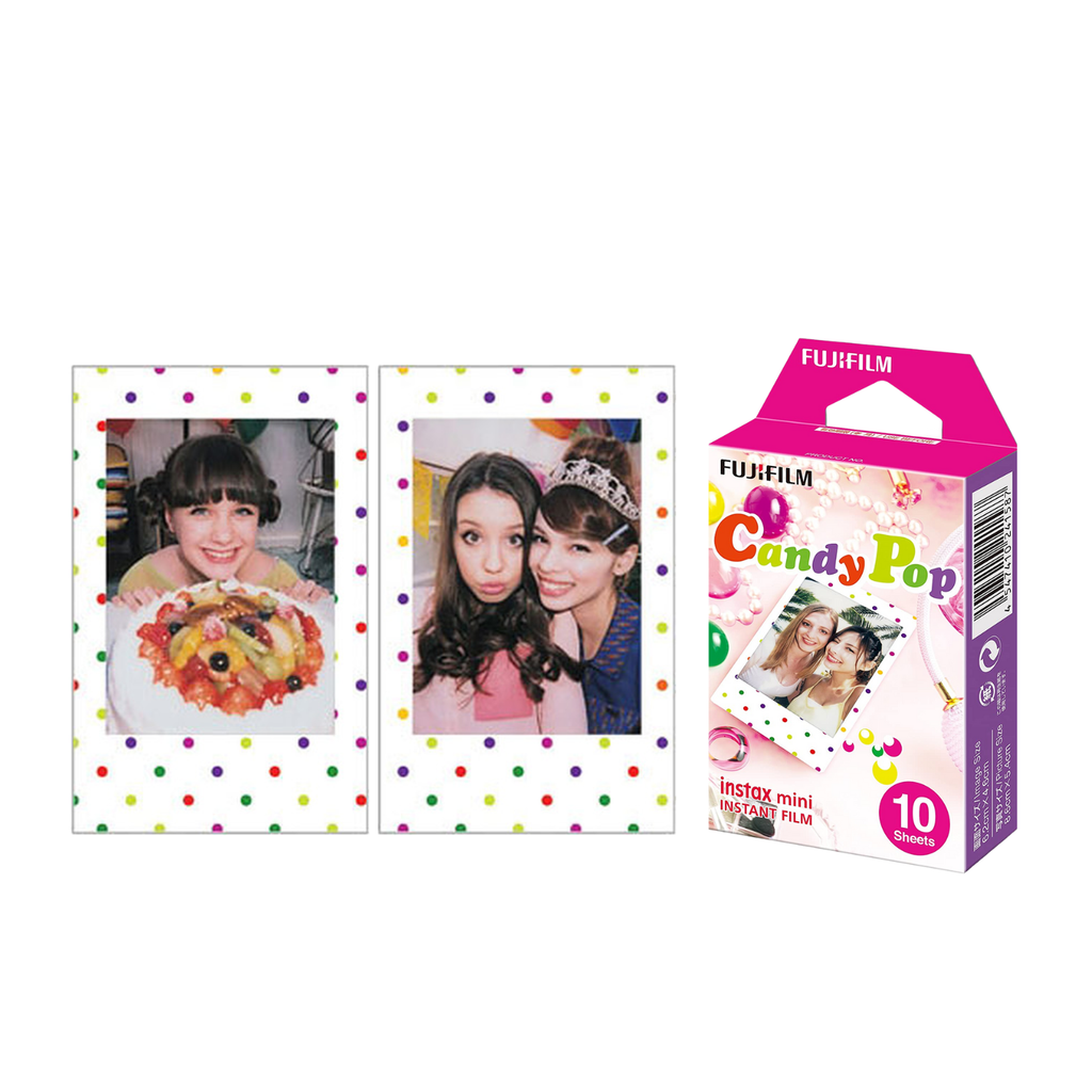 Fujifilm Instax Mini Candy Pop (10 films) - Phim cho máy ảnh chụp lấy liền (Chính hãng) (Ngừng kinh doanh)