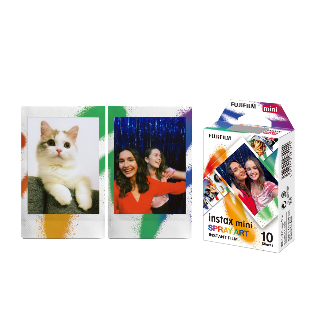 Fujifilm Instax Mini Spray Art (10 films) - Phim cho máy ảnh chụp lấy liền (Chính hãng)