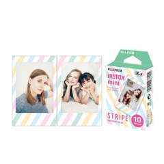 Fujifilm Instax Mini Stripe (10 films) - Phim cho máy ảnh chụp lấy liền (Chính hãng) (Ngừng kinh doanh)