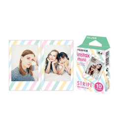 Fujifilm Instax Mini Stripe (10 films) - Phim cho máy ảnh chụp lấy liền (Chính hãng)