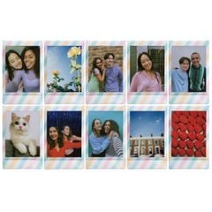 Fujifilm Instax Mini Stripe (10 films) - Phim cho máy ảnh chụp lấy liền (Chính hãng) (Ngừng kinh doanh)