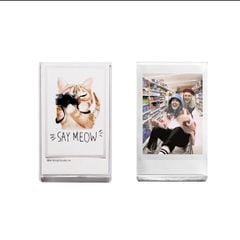 Khung ảnh Mini 55x90mm Acrylic có nam châm - Trong suốt