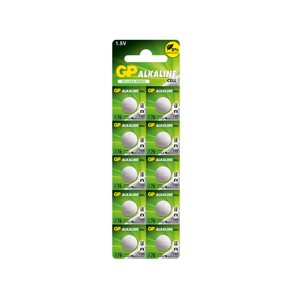 Pin cúc áo GP Alkaline 1.5V LR44 | A76 | SR44 | AG13 | CA18
