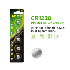 Pin cúc áo GP Lithium 3V CR1220 | DL1220 | 1220