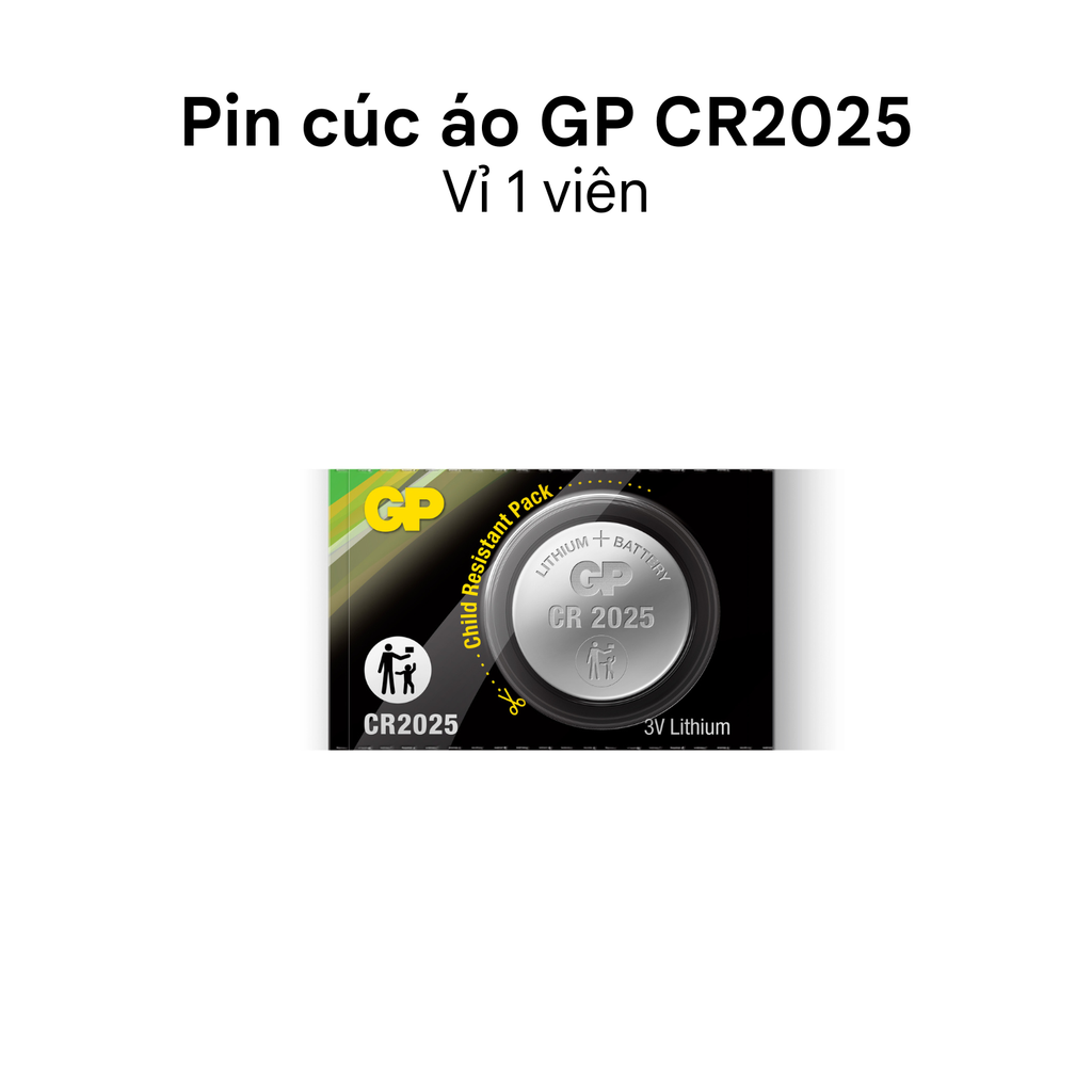 Pin cúc áo GP Lithium 3V CR2025 | DL2025 | 2025