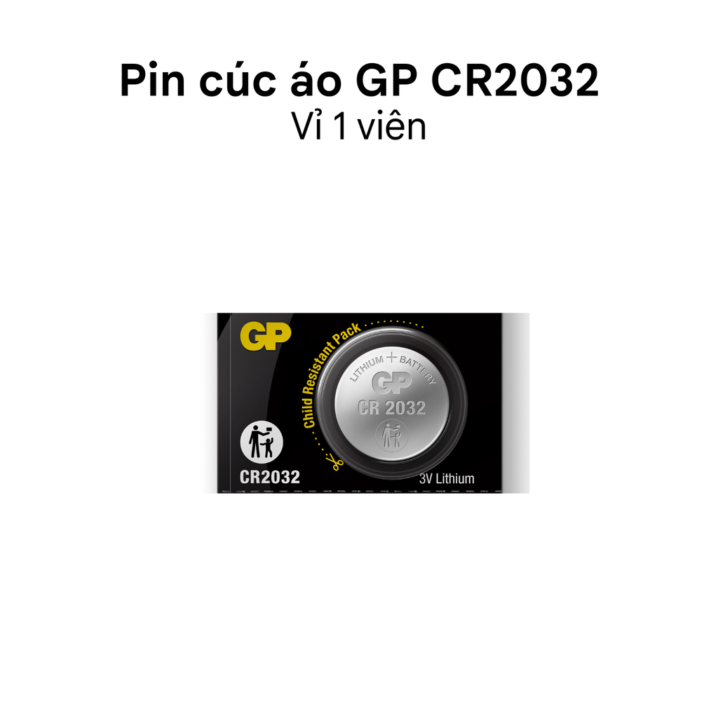 Pin cúc áo GP Lithium 3V CR2032 | DL2032 | 2032
