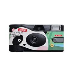 QuickFun Flash Disposable Camera ISO 400 Panda - Máy ảnh film dùng 1 lần có flash