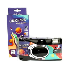 Máy chụp ảnh YES!STAR QuickFun Flash Disposable Camera có flash - Astronaut (hộp tím)