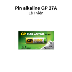 Pin hiệu suất cao GP Alkaline 12V A27 | 237A | A27BP | G27A | GP27A | L828 | MN27