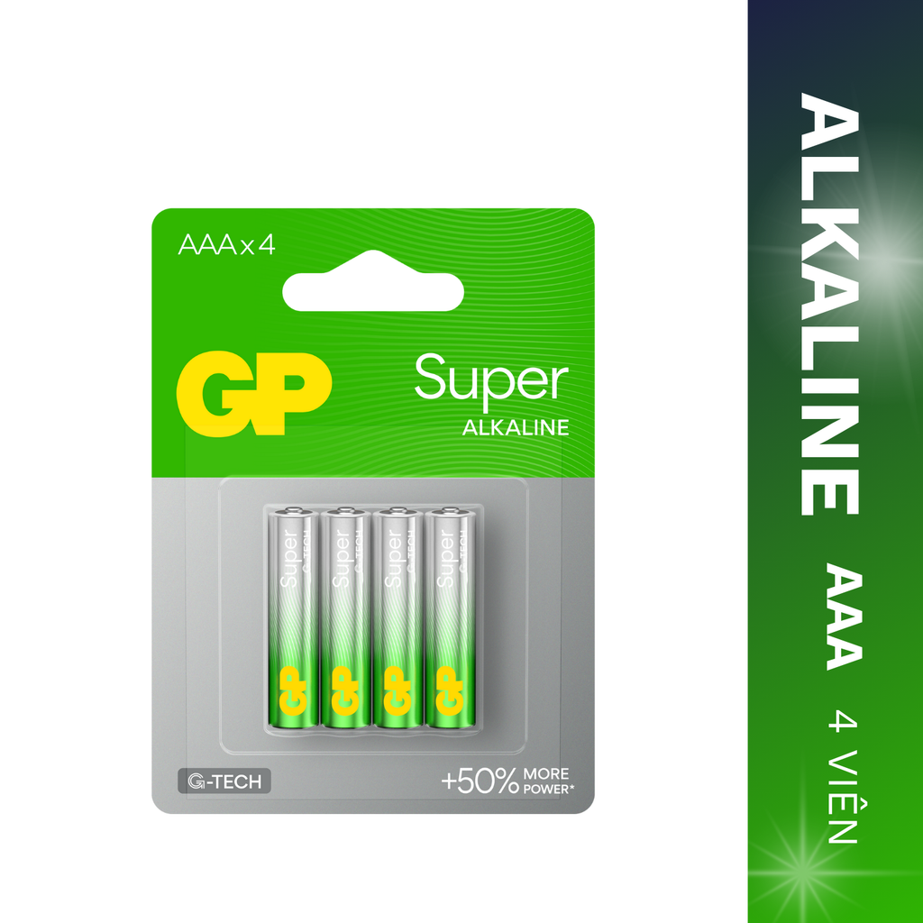 Pin đũa GP Alkaline 1.5V AAA | 3A
