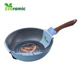  Chảo Cạn Vân Đá Đáy Từ Ecoramic Size 20 