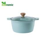  Nồi Đúc Vân Đá Đáy Từ Ecoramic Platinum 