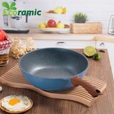  Chảo Sâu Lòng Vân Đá Đáy Từ Ecoramic Size 22 