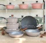  BỘ 5 NỒI CHẢO CAO CẤP ECORAMIC PREMIUM ĐÁY TỪ 