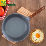  Chảo Cạn Vân Đá Đáy Từ Ecoramic Size 20 