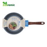  Chảo Cạn Vân Đá Đáy Từ Ecoramic Size 20 