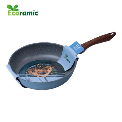  Chảo Cạn Vân Đá Đáy Từ Ecoramic Size 26 