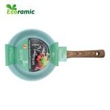  Chảo Cạn Vân Đá Đáy Từ Ecoramic Platinum Size 24 