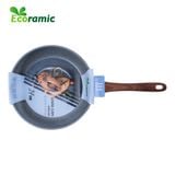  Chảo Cạn Vân Đá Đáy Từ Ecoramic Size 24 