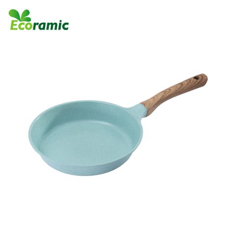  Chảo Cạn Vân Đá Đáy Từ Ecoramic Platinum Size 28 