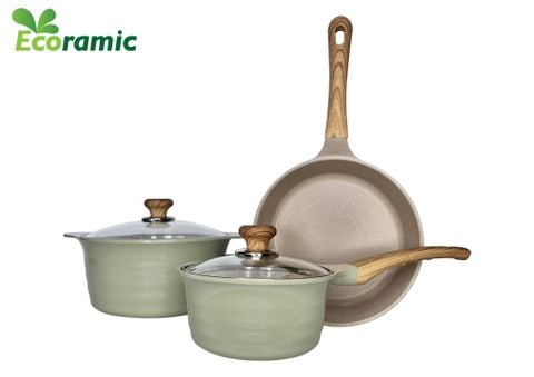  Bộ Ecoramic Blooming Mint Vân Đá Đáy Từ Cao Cấp 