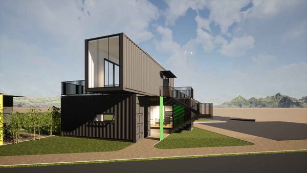 Nhà Container Datkeys_Nhà lắp ghép Mẫu 02