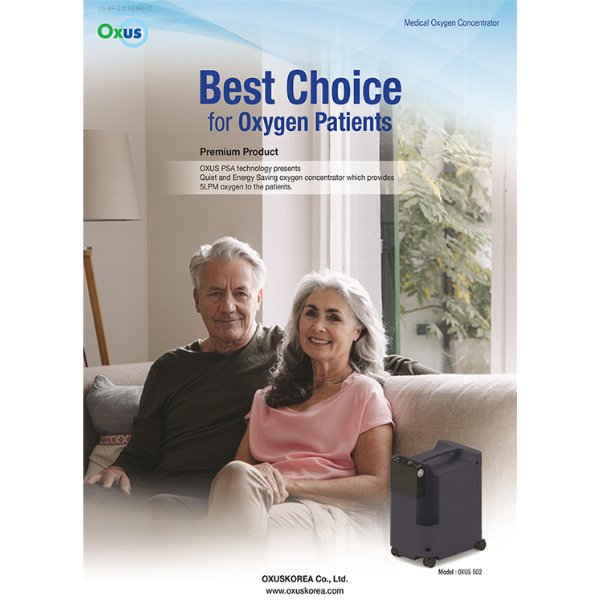 Máy tạo Oxy Oxus 5 L KOREA Model TBYT_OXUS502_01