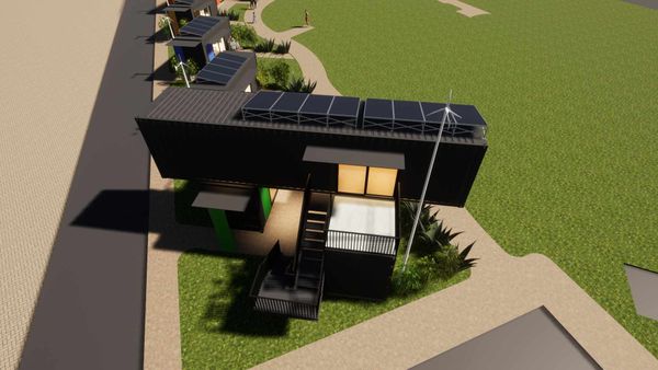 Nhà Container Datkeys_Nhà lắp ghép Mẫu 02