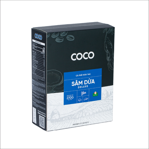 Cà phê sữa nhân sâm dừa hoà tan 4in1 Deluxe