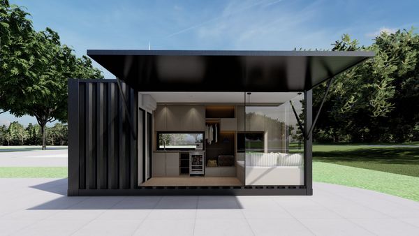 Nhà Container Datkeys_Nhà lắp ghép Mẫu 01