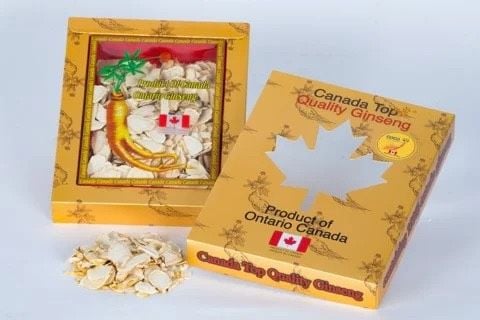 Nhân sâm Canada khô nguyên củ 5 năm tuổi 100gram