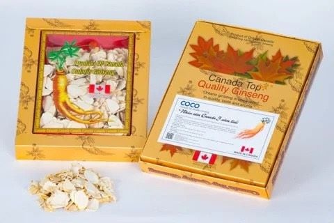 Nhân sâm Canada khô nguyên củ 5 năm tuổi 100gram