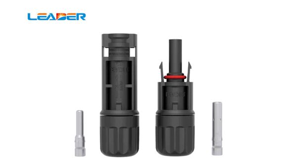 Đầu nối cáp DC bằng nhựa #PV-BN101B, hiệu Leader. Mới 100%. (Jack MC4 - 1500VDC - TUV)