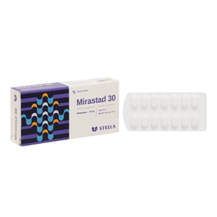 Mirastad 30mg trị trầm cảm (2 vỉ x 14 viên)