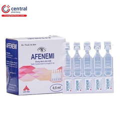 Dung dịch nhỏ mắt Afenemi 0.9mg/0,5ml hộp 20 ống