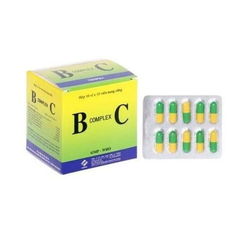 B Complex C bổ sung vitamin nhóm B và vitamin C (10 vỉ x 10 viên)