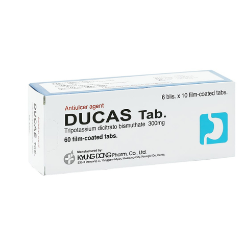 Ducas Tab 300mg trị viêm loét dạ dày, tá tràng (6 vỉ x 10 viên)