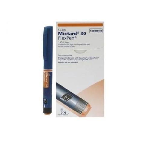 Mixtard 30 Flexpen 100iu/ml inj hộp 5 bút