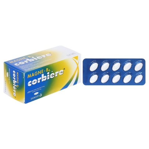 Magne - B6 Corbière trị thiếu magie (5 vỉ x 10 viên)