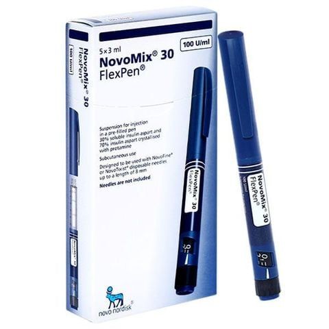 Novomix 30 flexpen 100u/ml inj hộp 5 bút