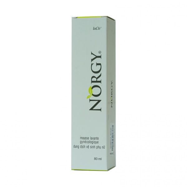 Dung dịch vệ sinh phụ nữ Norgy laClé hỗ trợ điều trị viêm nhiễm âm đạo 80ml