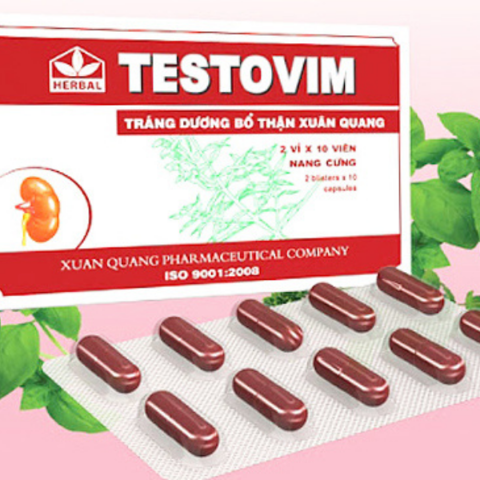 Testovim tráng dương bổ thận hộp 20 viên