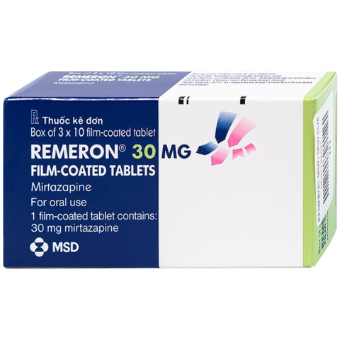 Remeron 30mg trị trầm cảm (3 vỉ x 10 viên)