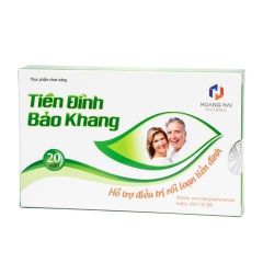 Viên uống Tiền Đình Bảo Khang  hỗ trợ giảm rối loạn tiền đình hộp 20 viên